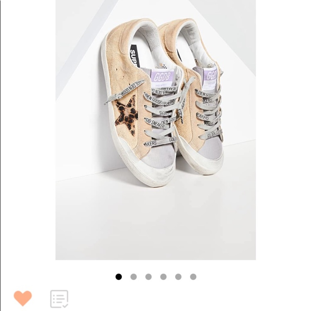 Golden Goose Sneakers Sz 6/36. Cappuccino/leopard